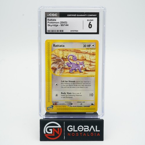 Rattata graded CGC 6 for sale on eBay