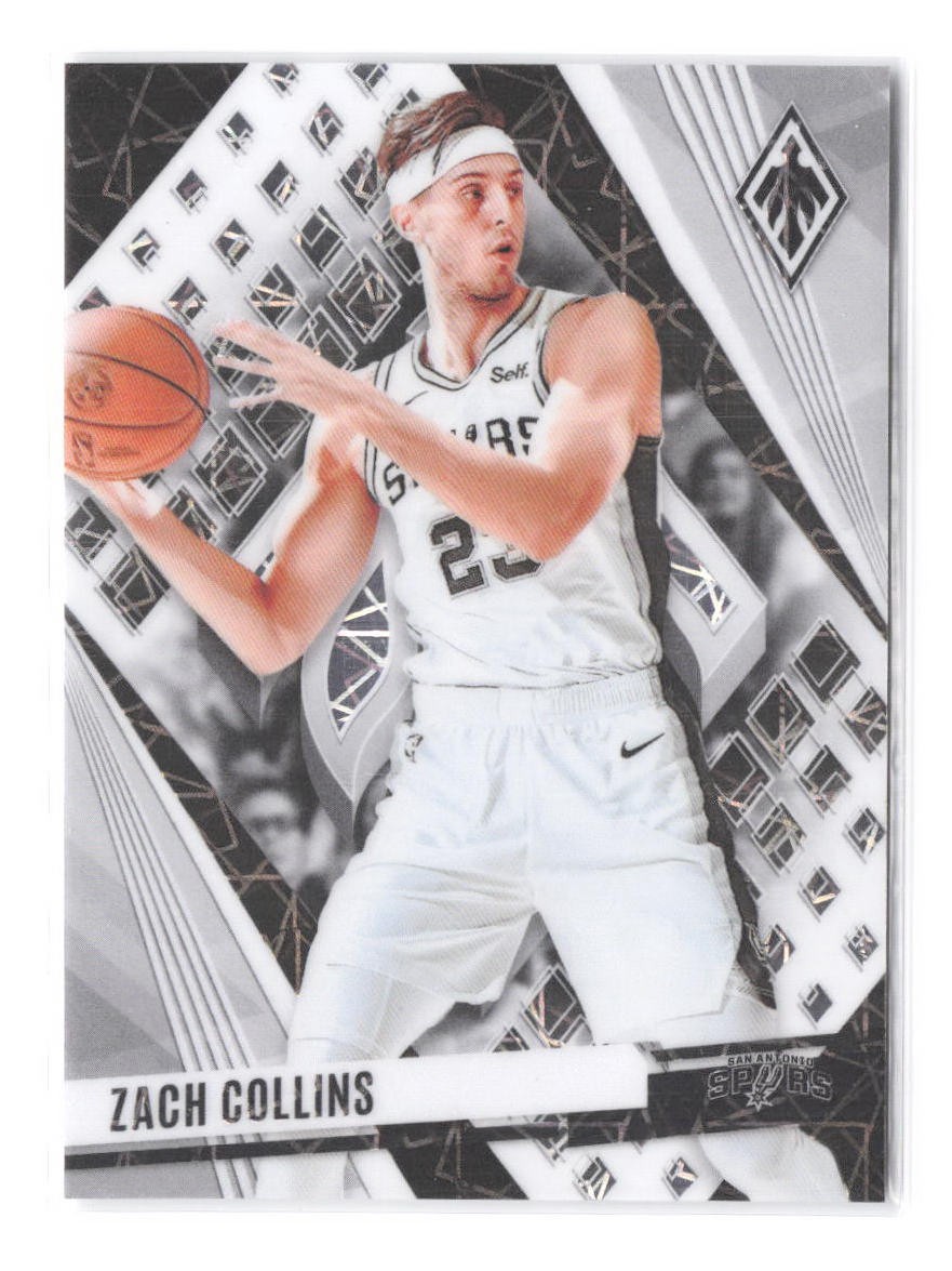 2023-24 Panini Phoenix Zach Collins #/150 Phoenix White Lazer 71 SP Spurs