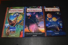 3 Libri DeAgostini Pianeta Terra Meteorologia Il Cielo - I libri della natura