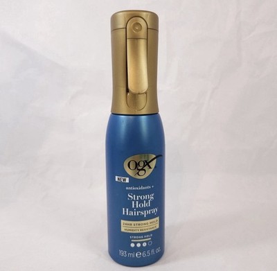 OGX Strong Hold Hairspray 24HR Hold Humidity Resistance 6.5 oz