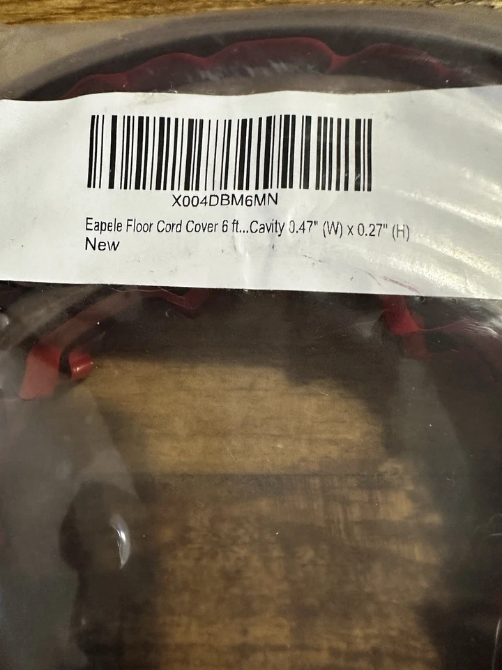 CUBIERTA DE CABLE DE PISO EAPELE 6 pies cavidad (ancho) 0,47” X,27 altura marrón Foto 2 de 4