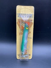 VINTAGE LURE! LUHR JENSEN’S “JERK’N SAM”! GREEN BACK/SILVER FLASH! ORIG. PACK!