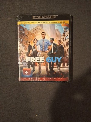 Free Guy (4K Ultra HD + Blu-Ray) Brand New Sealed 