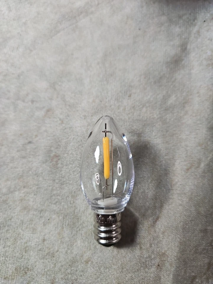 25 Pack E12 Led Bulb C7 Waterproof Clear Mini Led Night Light Bulb E12 Candelabr - Image 3 of 3