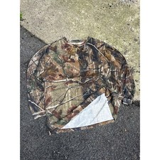 Vintage Liberty Realtree Camo Long Sleeve Hunting T-Shirt Size 2XL