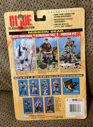 GI Joe, Classic Collection, Reconnaissance Force Mission Gear, NUOVO - Foto 3 di 4