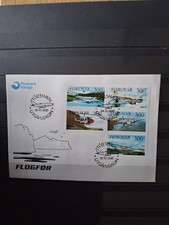 F&auml;r&ouml;er Briefmarken  FDC Flugzeuge 1985
