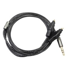 For Sennheiser HD414 HD430 HD650 HD600 HD580 Headphone Black Replacement Cable
