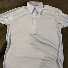 NWOT Collars  Co Dress Collar Polo Shirt Men Small Solid Light Blue 88 Retail 