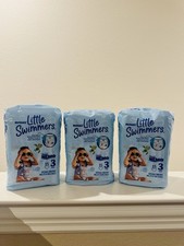 BUNDLE OF 3 HUGGIES Little Swimmers Disposable Swim Pants - 15 Pack - Size 3