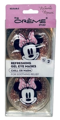 The Crème Shop Minnie Mouse Reusable Gel Eye Masks Set of 2 Soothing Relief