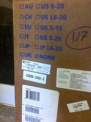 Juniper EX8208-CHAS-S w/ EX8208-SRE320 & EX8208-FAN-S **NEW / SEALED  
