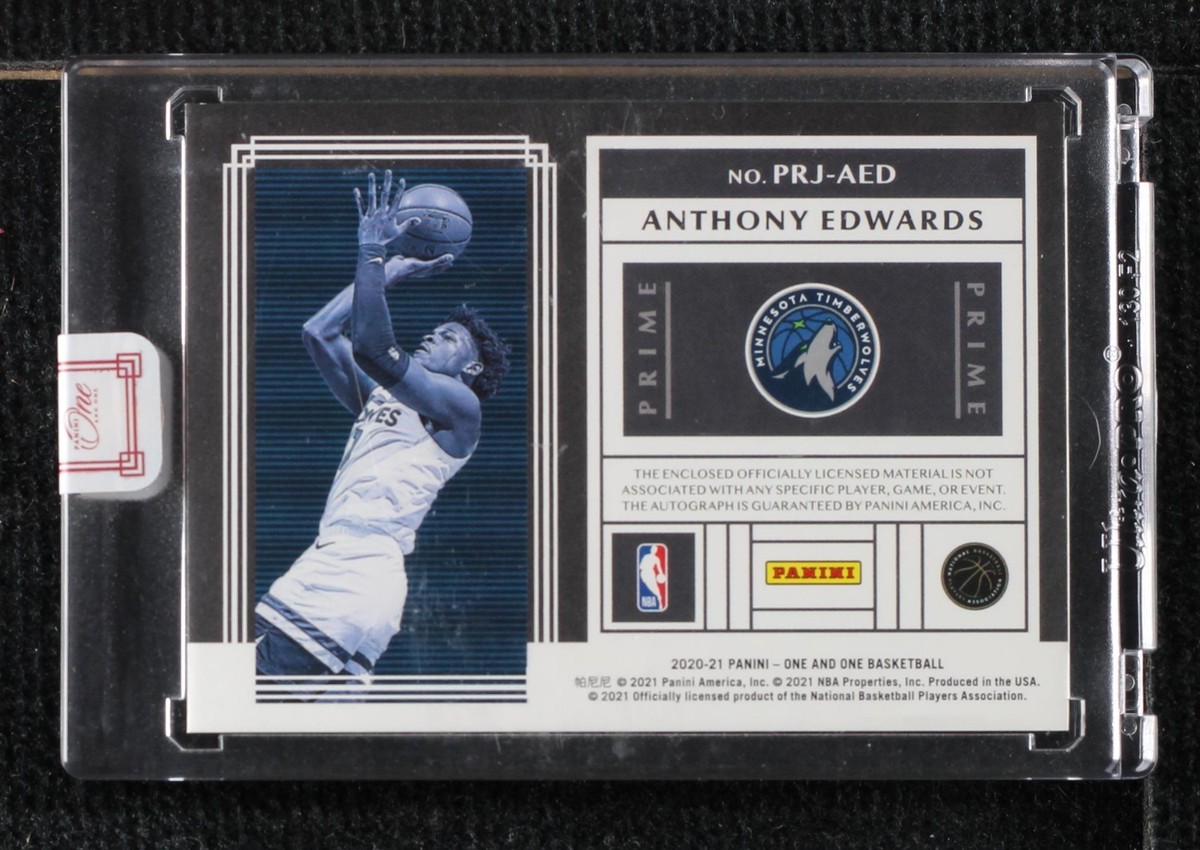 2020-21 Panini One and One - Anthony Edwards #PRJ-AED for sale | eBay