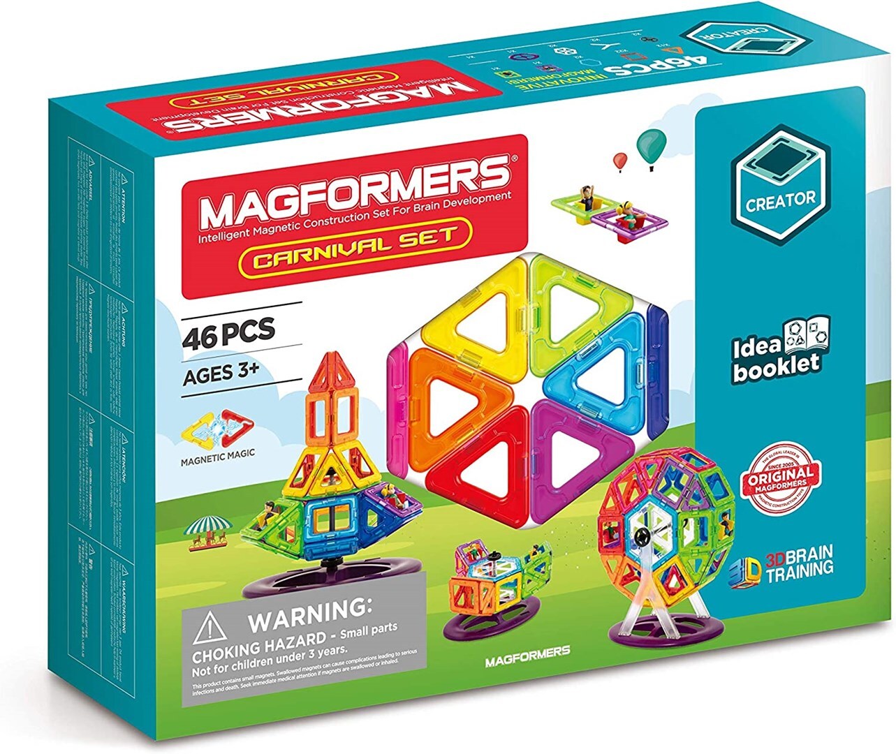 730658630747 КАРНАВАЛЬНЫЙ НАБОР MAGFORMERS 005-703001 - KARNEVAL - 46 ЭЛЕМЕНТОВ MAGFORM 26990₽