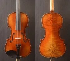 Maggini style!Double purfling! An Artistic  violin Good Projection,Specil offer！