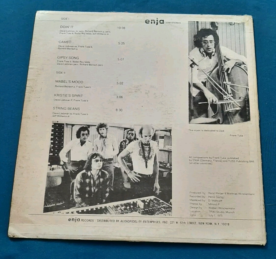 Father Time LP Frank Tusa Dave Liebman Badal Roy Beirach Father Time LP Frank Tusa Dave Liebman Badal Roy Beirach