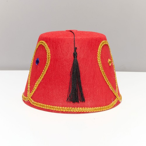 2 Stück Party Mütze Rollenspiel Marokkanische Hüte Karneval Vliesmütze Quaste Cosplay - Bild 7 von 15