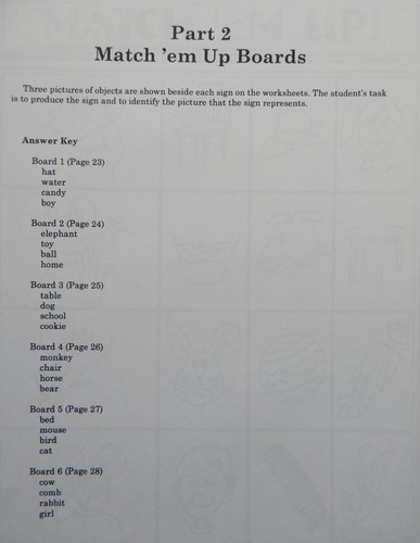 Signsation! Games for Teaching Sign Language Instructional teacher's tools - Picture 8 of 10