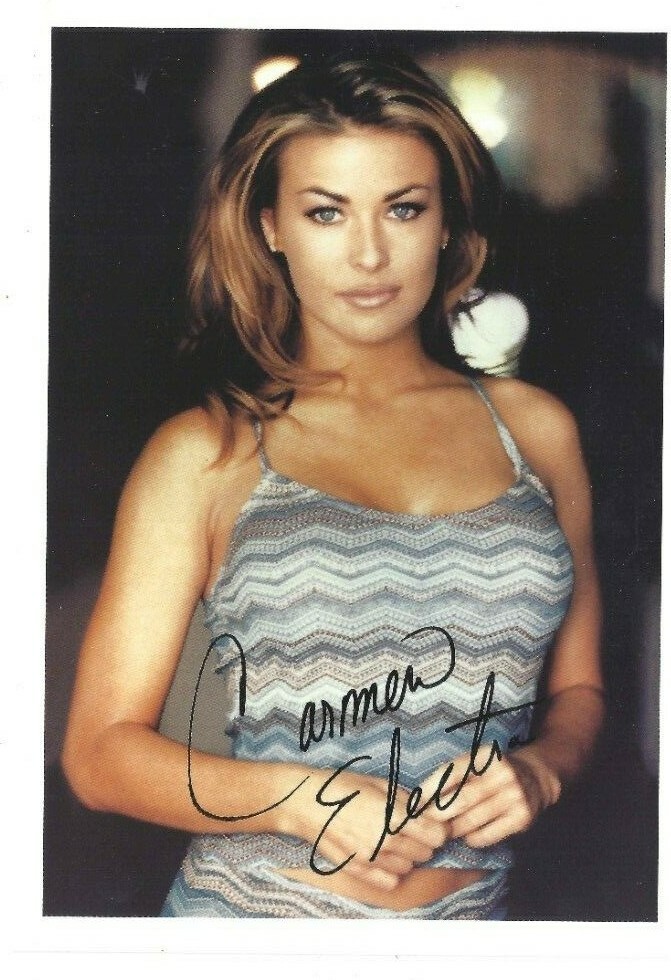 5 x 7 Photo Actress Carmen Electra Pre Printed Autograph | eBay