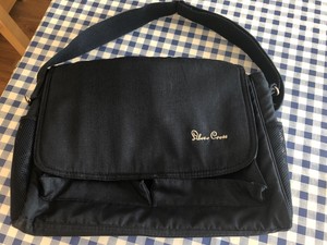 navy blue pram bag