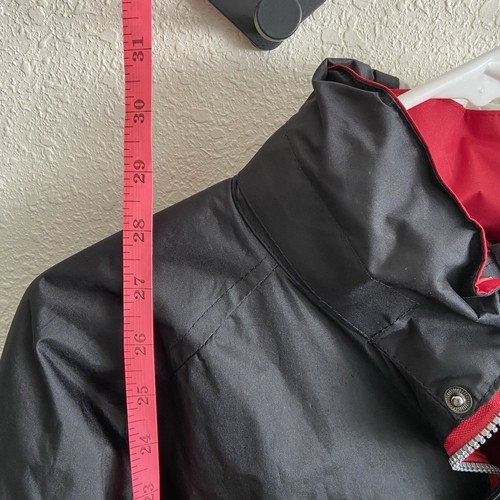 US Polo Assn Jacket Men's Large Black Red Flag hood *read - Picture 11 of 14