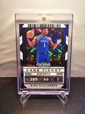 Zion Williamson 2020 Panini Contenders DP 🏀 Green Explosion Game Ticket RC # 1 