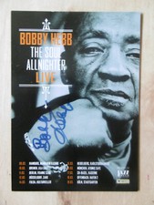 Bobby Hebb autograph signed 10x15 cm postcard/flyer "Sunny"