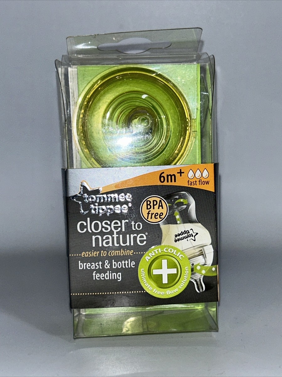 Tommee Tippee Baby Bottle Fast Flow Teats (2 Pieces UK