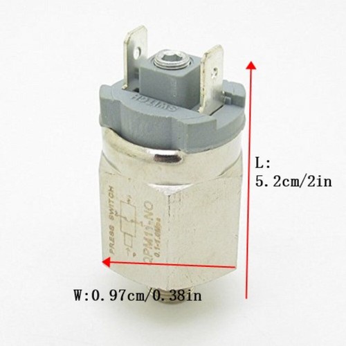 Adjustable Pressure Control Switch 1/8 Inches Air and Water Pressure QPM11-NC - Picture 4 of 5
