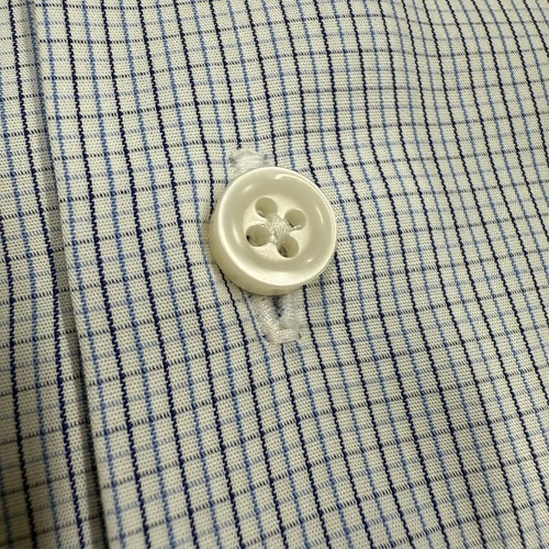 $475 MD Bespoke Dress Shirt Marlon Durrant Check Long Sleeve 42 16 1/2 Large - Picture 4 of 7