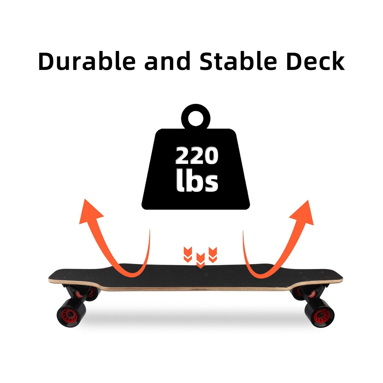 Longboard Skateboard for Beginners, 31 Inch Pro Complete Concave