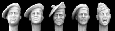 MW22 HORNET & WOLF HBH02 5 HEADS BRITISH SOFT HEADGEAR HEAD