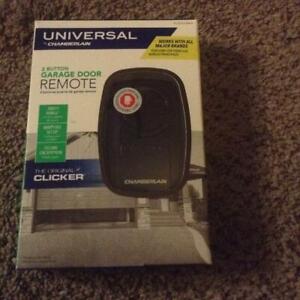 Chamberlain KLIK3U-BK2 Clicker Universal 2-Button Garage Door Opener in