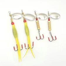 2 x Flying C, 20g. 2 x Spinner, 12g. Trout, Pike, Salmon. Spinspin spinners. UK.