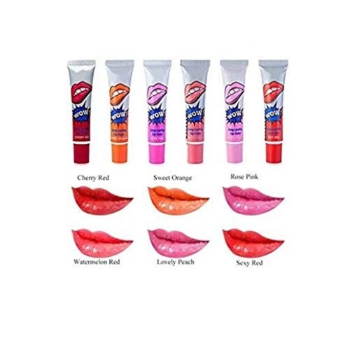 Sexy Lip Stain Stay &Peel Off Lip Stain Long Lasting Waterproof 6 Vibrant Colors - Picture 2 of 29