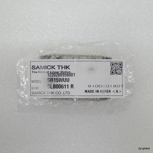 Bloc Palier Linéaire THK Samick SR20WUU Neuf - Roulement à Billes Pour Guidage Linéaire, Remplacement BRG-N-1507