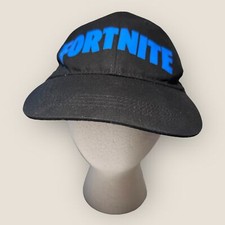 Fortnite Black Blue Adjustable Baseball Cap Hat Youth Size