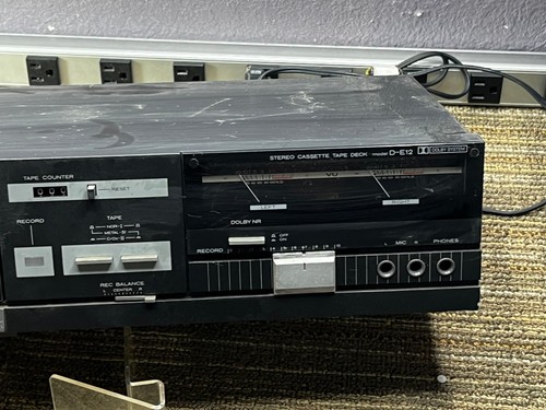Hitachi Cassette Deck DE-12 Twin Tape Player/Recorder Stacking System 21327 - Picture 4 of 10