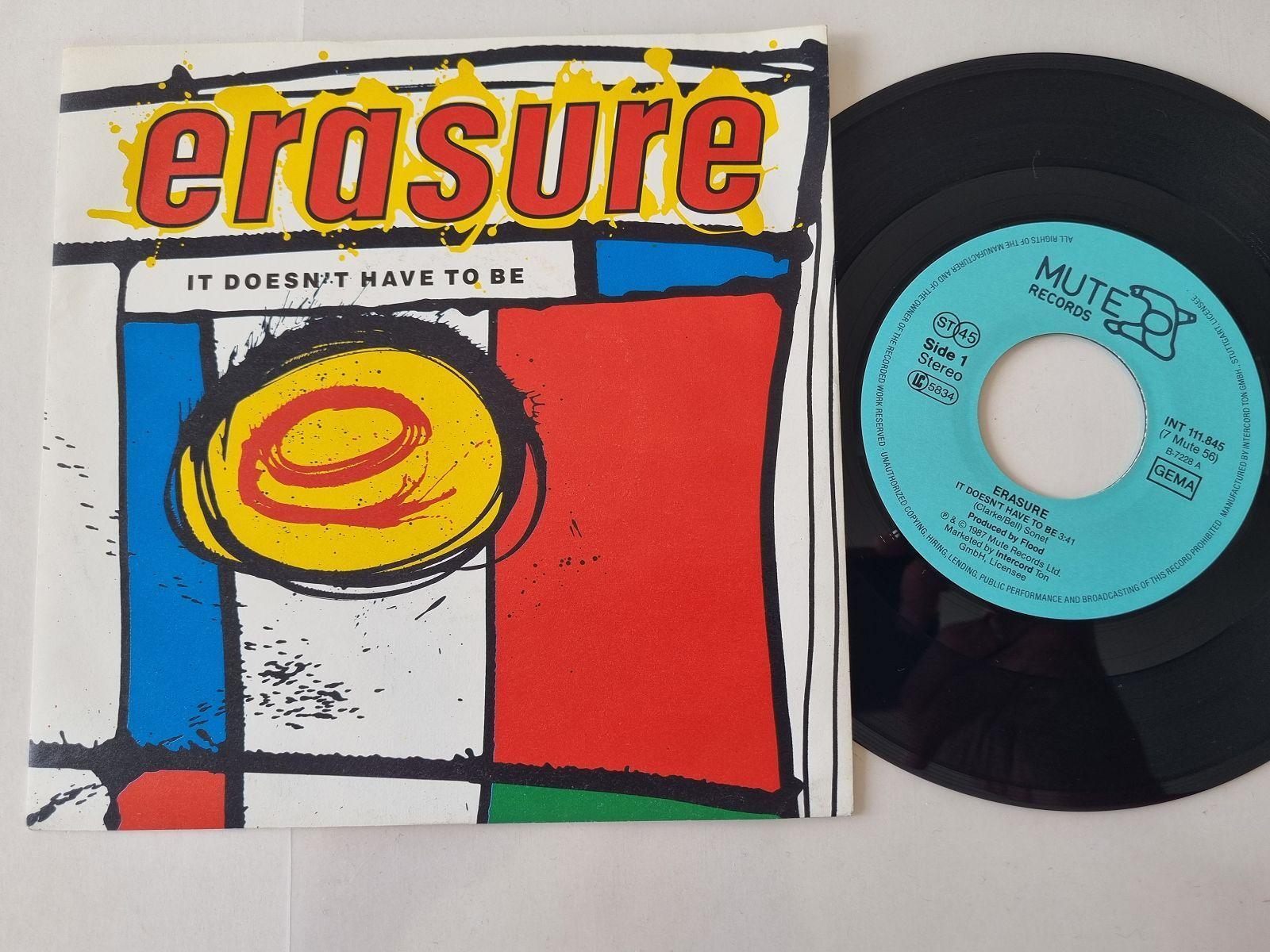7"" Single Erasure - It doesn't have to be Vinyl Germany