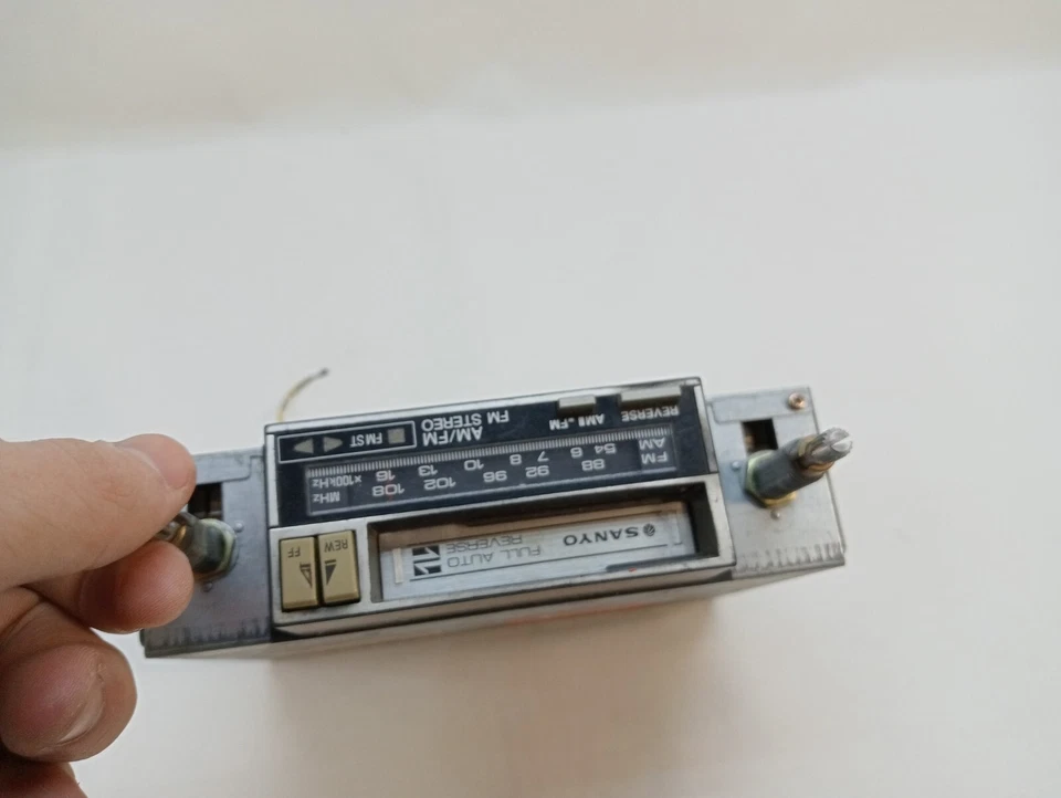 PARTS SANYO FT 222 M Stereo Cassette Player Reverse Reversible Japan Vintage - Image 2 of 4