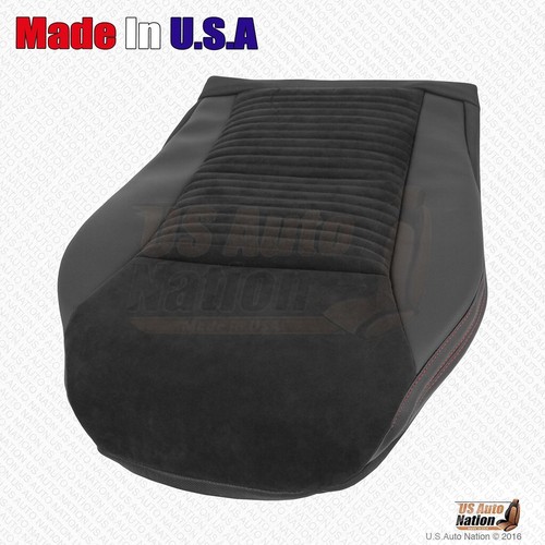 2014 2015 2016 Mercedes Benz CLA45 Front Driver Bottom Leather Seat Cover Black - Picture 5 of 9