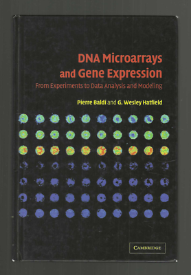 DNA Microarrays and Gene Expression book Pierre Baldi & GW