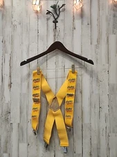 Vintage HTF Mello Yello Suspenders by Coca-Cola Coke Novelty Rare EUC
