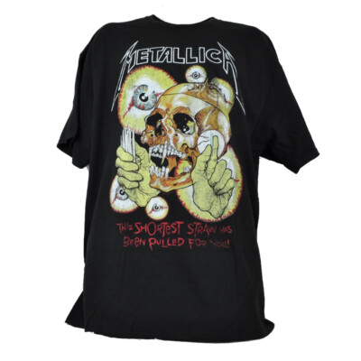 Metallica Heavy Metal TShirt Tee 2XLarge Mens Concert Music Skulls