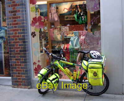 Photo 6x4 Emergency response bicycle London Seen outside a shop in the Co c2007