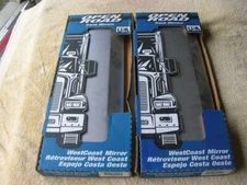2 Open Road 20100-13A West Coast Mirrors Aluminum 6'' x 16'' Box Style