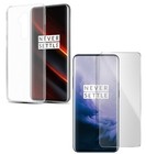 For ONEPLUS 7T PRO TEMPERED GLASS SCREEN PROTECTOR + CLEAR SILICONE CASE COVER