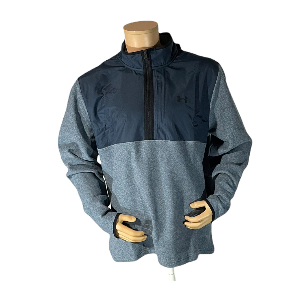 Мужской инфракрасный флисовый пуловер UA Under Armour ColdGear Zip 1357088 Sz Small 8490₽