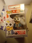 Graded J-Hope "Despicable Me 4" Rocks 421 Funko Pop! PSA 8.5 NM-MINT+