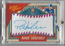 Patrick Wisdom Leather Lumber SP Baseball RC Auto Card JSY# 1/1 Autograph 16/75